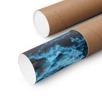 Winter Aurora Light - Torn Appart Matte Poster Print