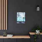 Memory Chamber Canvas Wall Art - Futuristic Sci-Fi Interior Decor