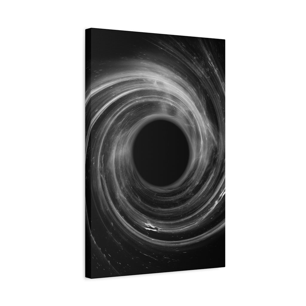 Black Hole Canvas Wall Art - Cosmic Universe Decor