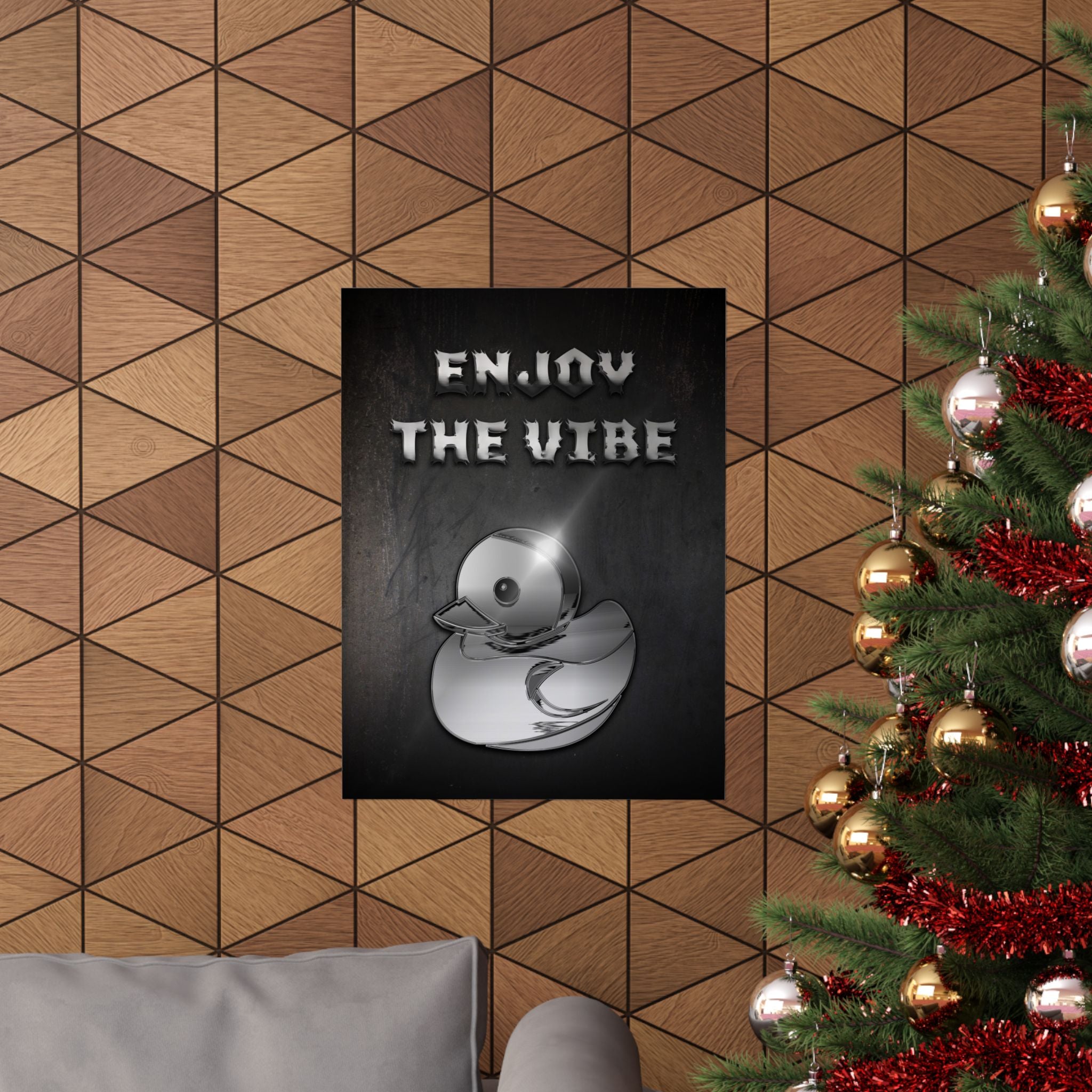 Enjoy the Vibe Poster - Aesthetic Typography Art Print
