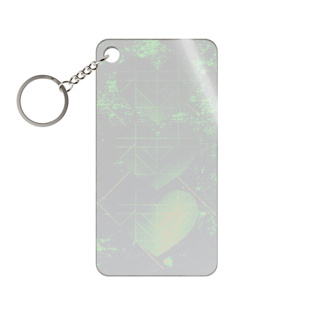 Retro Three Hearts Keychain - Level One 8-Bit Gamer Acrylic Charm