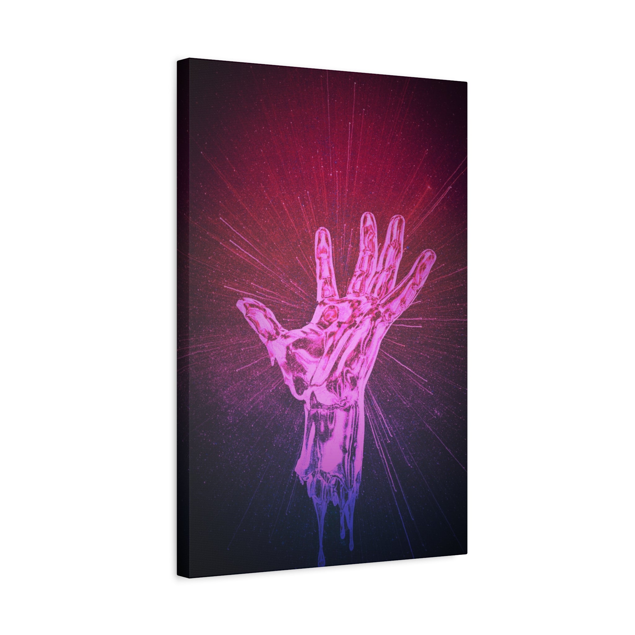 Hand of the Stars Canvas Wall Art - Celestial Cosmic Fantasy Decor