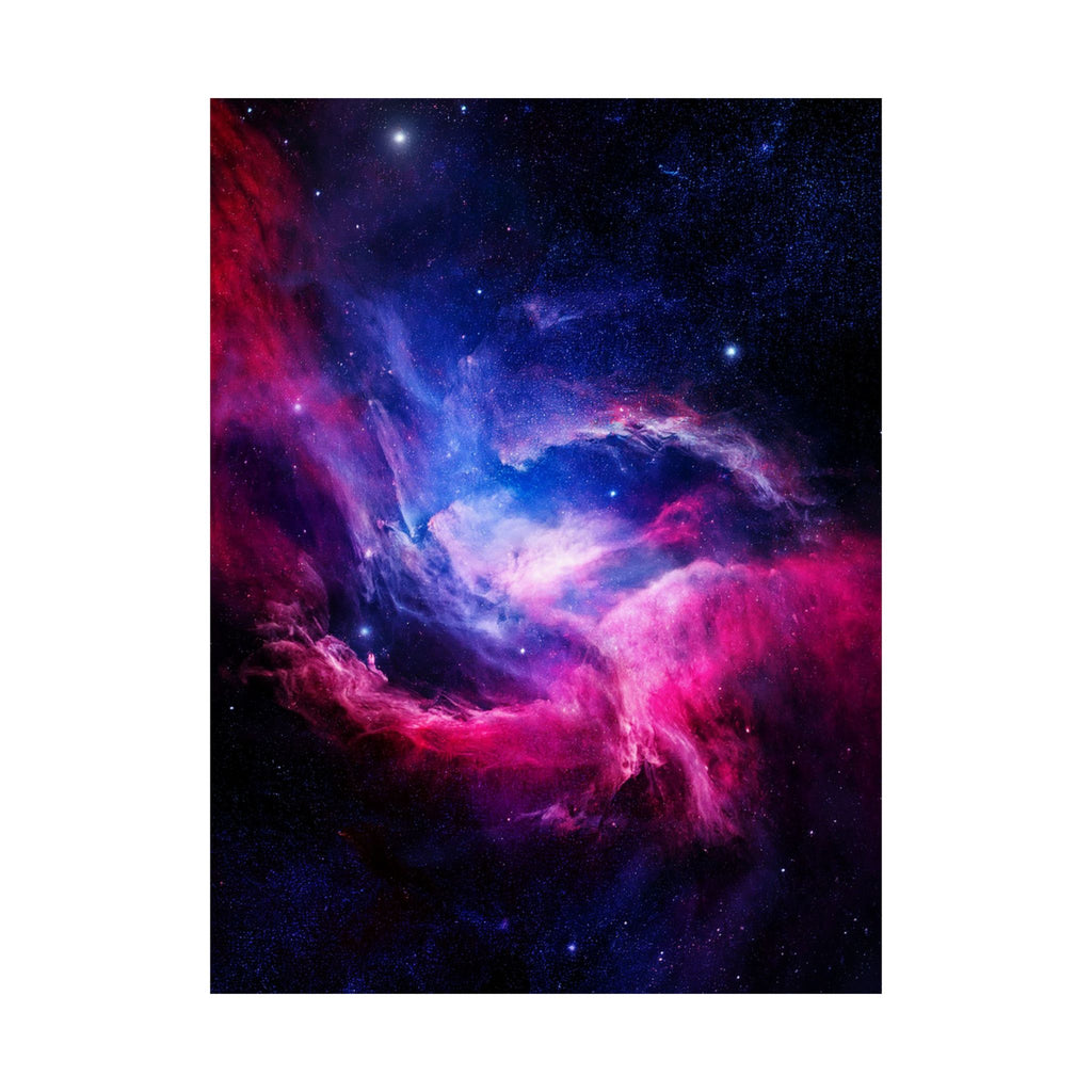 Light Nebula Poster Print - Cosmic Cloud Space Art