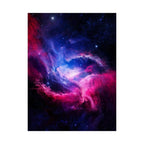 Light Nebula Poster Print - Cosmic Cloud Space Art