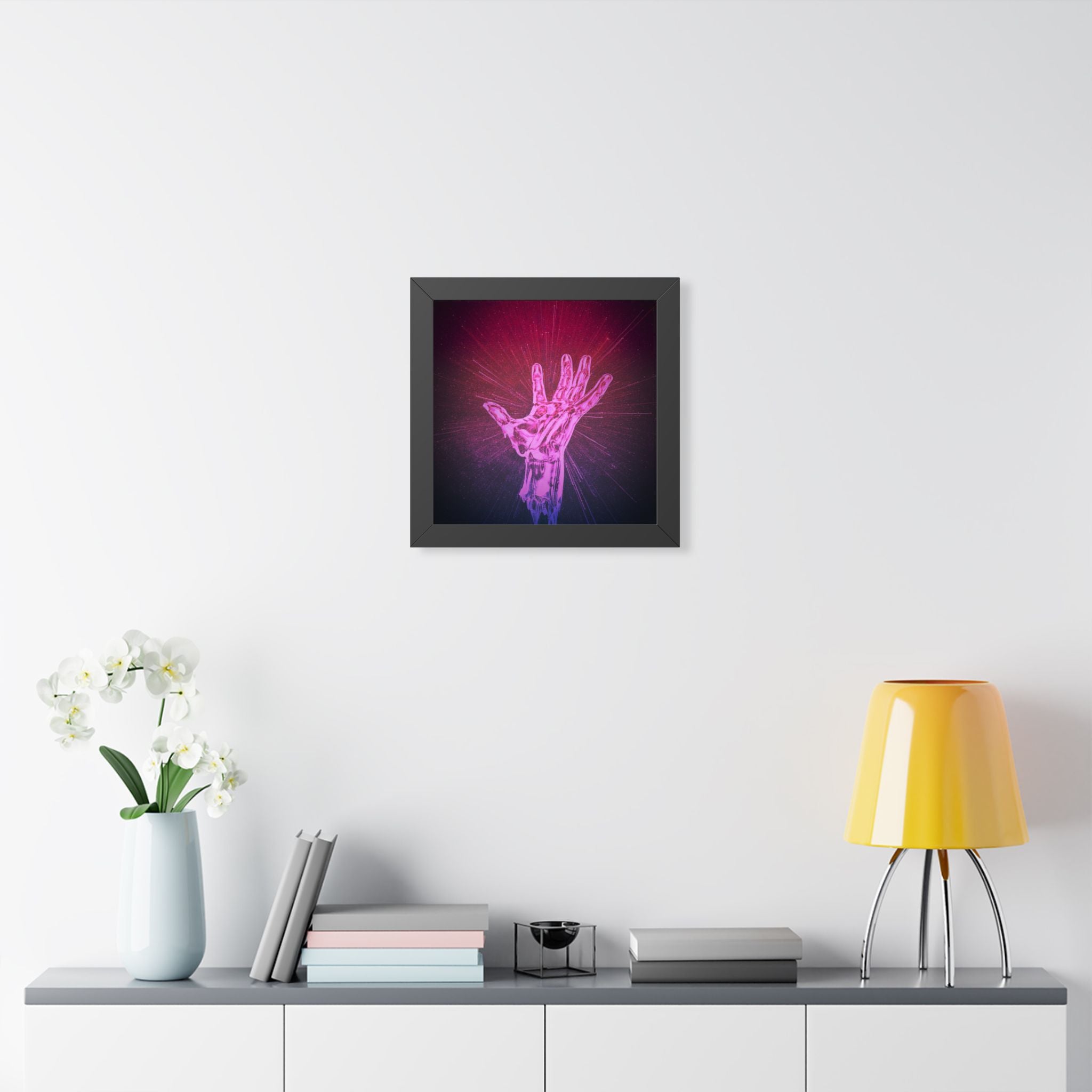 Hand of the Stars Poster - Cosmic Energy Celestial Art Print