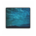 Serene Blue Sunrise Desk Mat - Calm Ocean Horizon Mouse Pad
