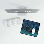 Cyber Wave Escape Synthwave Gaming Desk Mat