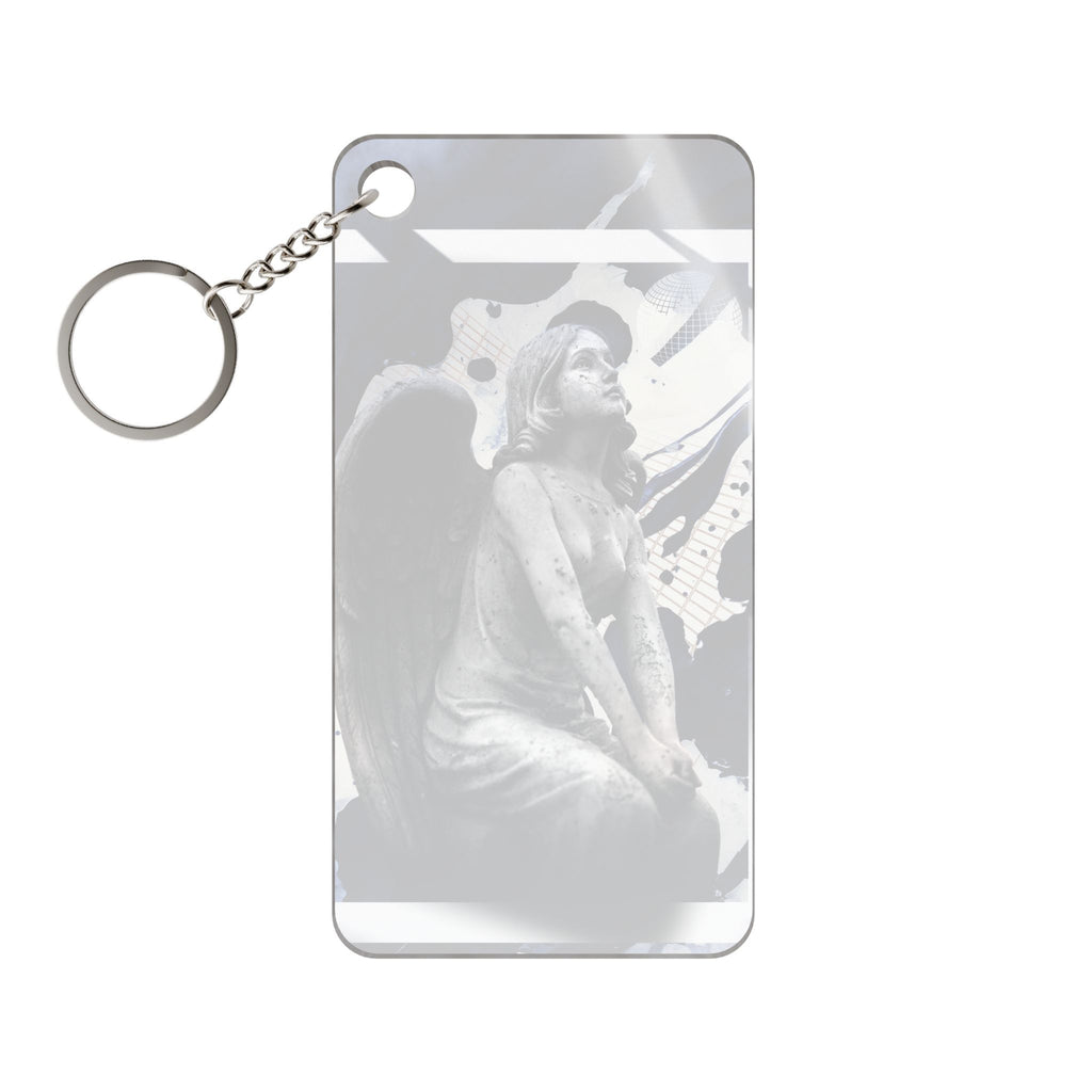 Stone Angel Acrylic Charm Keychain