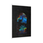 Stellar Castle Window Canvas Wall Art - Galaxy Cosmos Decor