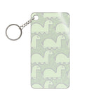 Dino Rampage Keychain - Dinosaur Art Acrylic Charm