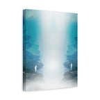Lost Lovers Canvas Wall Art - Couple Surreal Landscape Decor