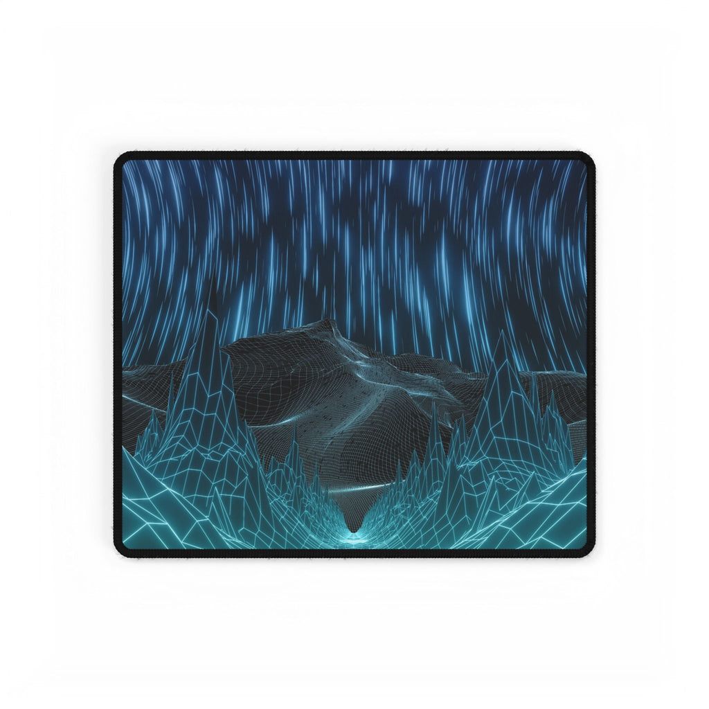 Cyber Wave Escape Synthwave Gaming Desk Mat