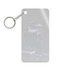 Blue Crow Keychain - Surreal Raven Acrylic Charm