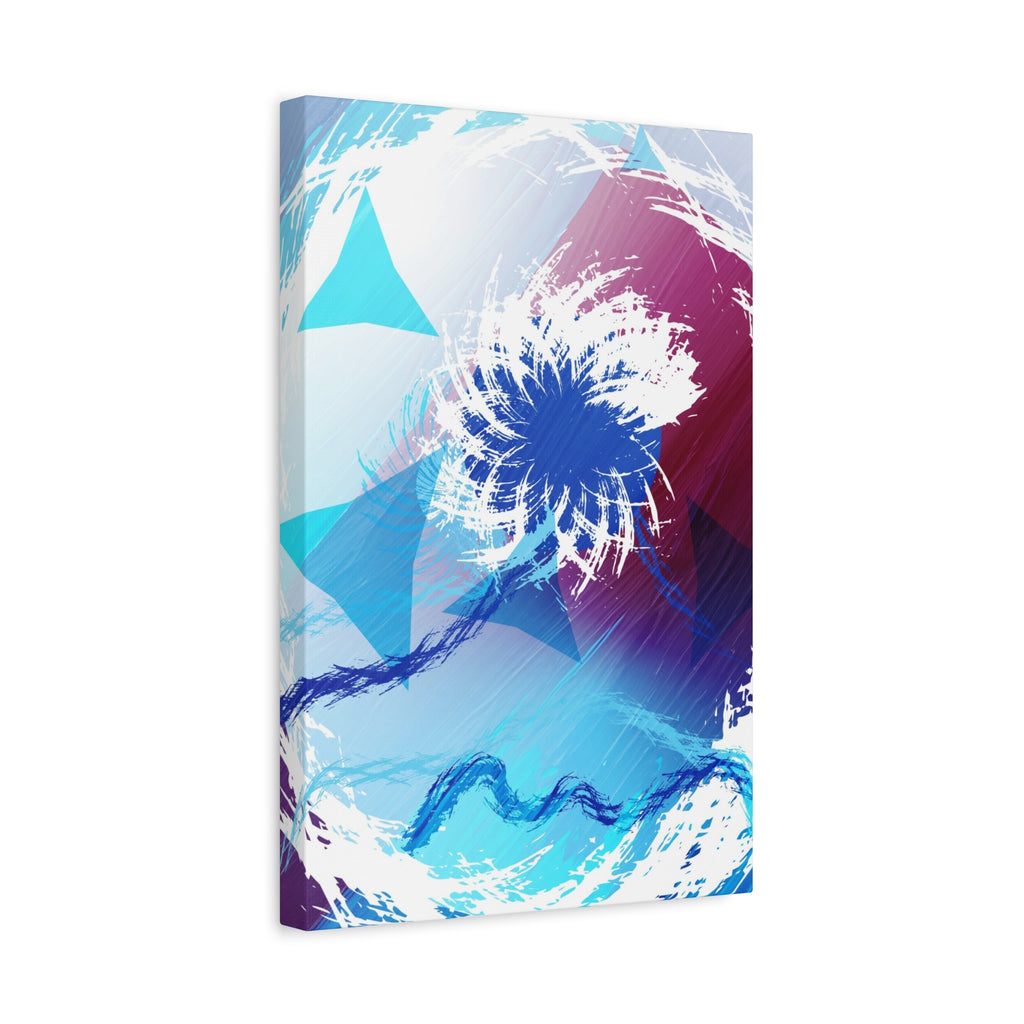 Geometry Portal Canvas Wall Art - Abstract Geometric Sci-Fi Decor