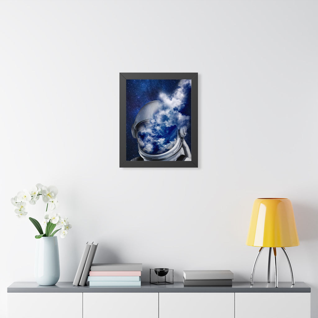 Astronaut in the Clouds Framed Poster - Dreamy Space Wall Art