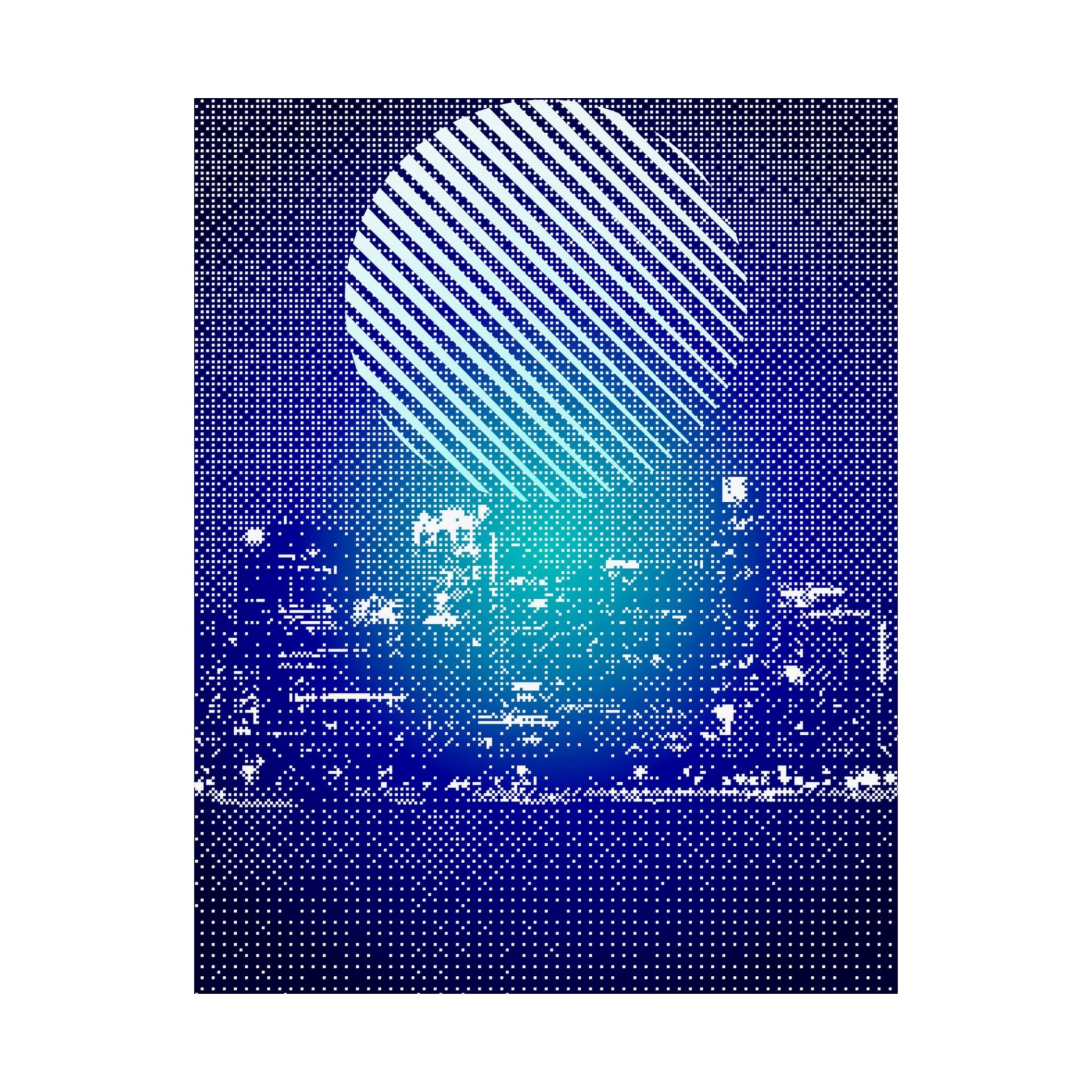Chicago Pixel Art Poster - Retro 8-Bit Skyline Print