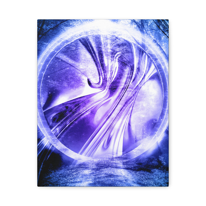 Lost Forest Magic Portal Canvas Art - Enchanted Mystical Woodland Decor