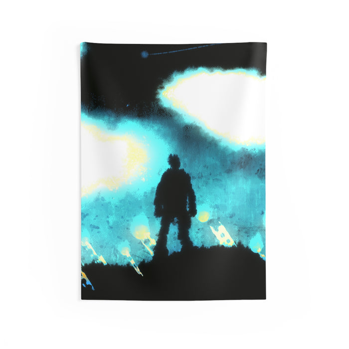 Lost in the Night Stars Tapestry - Cosmic Night Wall Hanging