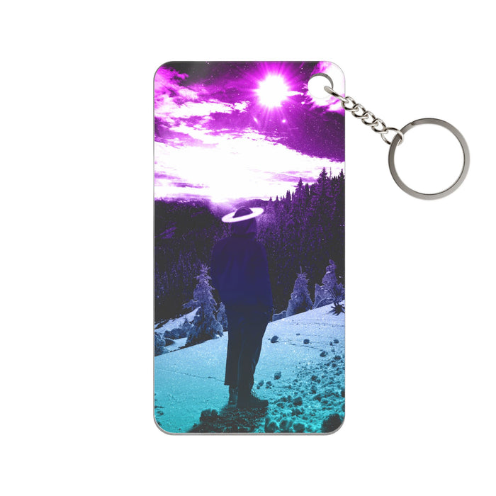 Winter Aurora Light Acrylic Charm Keychain
