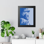 Educated Gorilla Framed Poster - Abstract Primate Wall Art