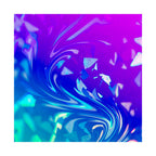 Trippy Holographic Matte Poster Print