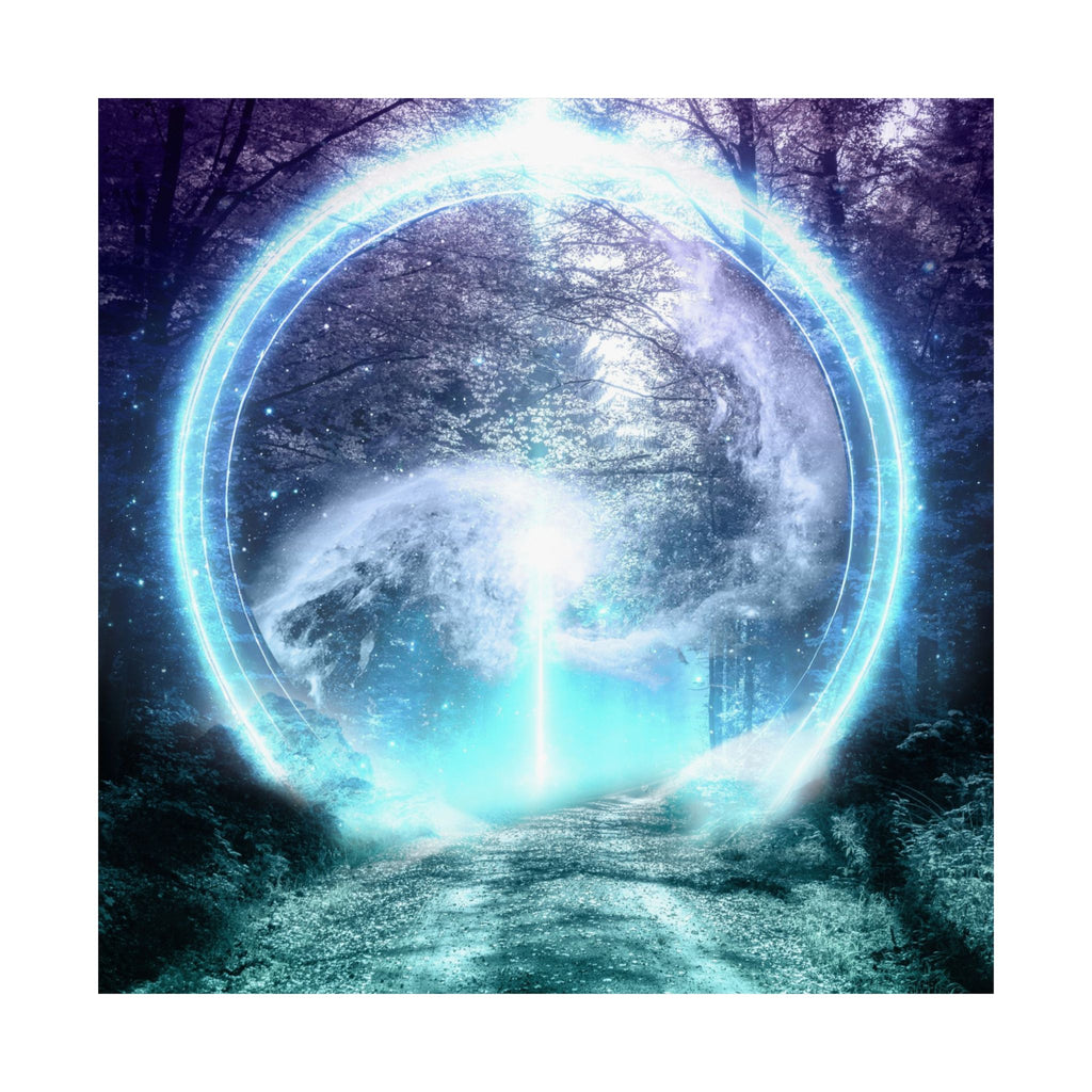 Lost Forest Magic Portal Poster Print - Mystical Fantasy Art