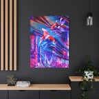Japanese Punk FX.2 Koi Fish Canvas Art - Special Edition Zen Garden Decor