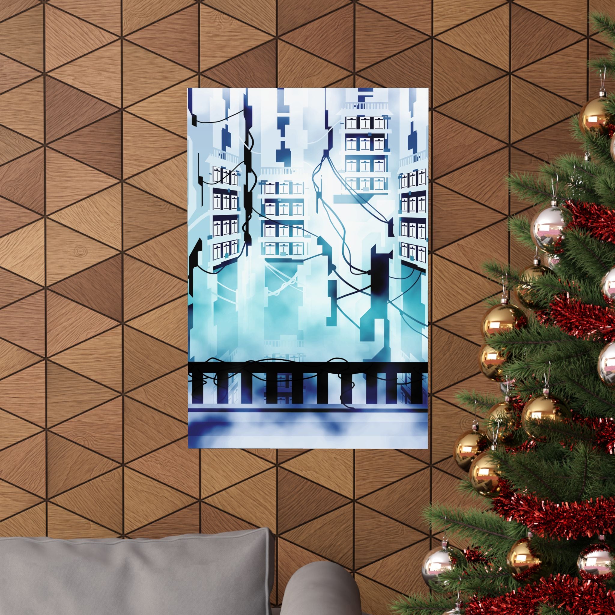 Memory Chamber Poster - Remember to Forget Cyberpunk Art Print