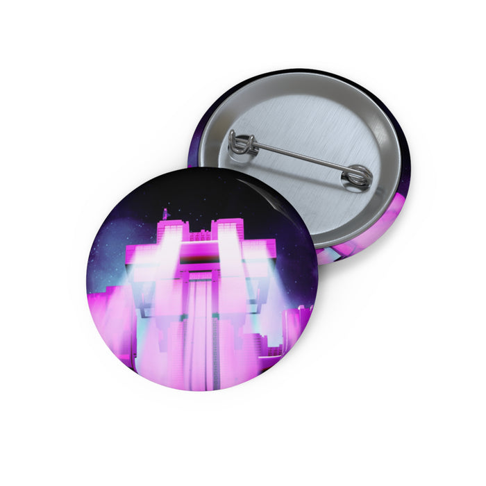 The City of Lights Night Urban Art Pin