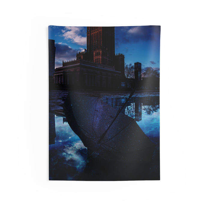 Quiet Storm Tapestry - Galaxy's Edge Umbrella Surreal Wall Hanging