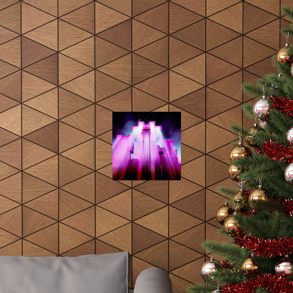 The City of Lights Matte Poster Print