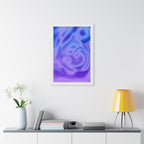 Liquid Metal Mist Pink Poster - Abstract Fluid Art Print