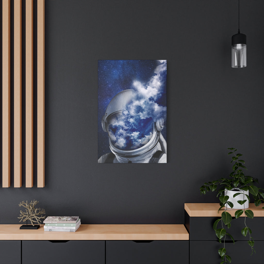Psychedelic Astronaut Canvas Wall Art - Dreamy Space Decor
