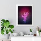 Hand of the Stars Poster - Cosmic Energy Celestial Art Print