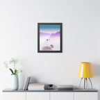 Mountain Spirit Framed Poster - Misty Landscape Nature Wall Art