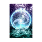 Lost Forest Magic Portal Poster Print - Mystical Fantasy Art