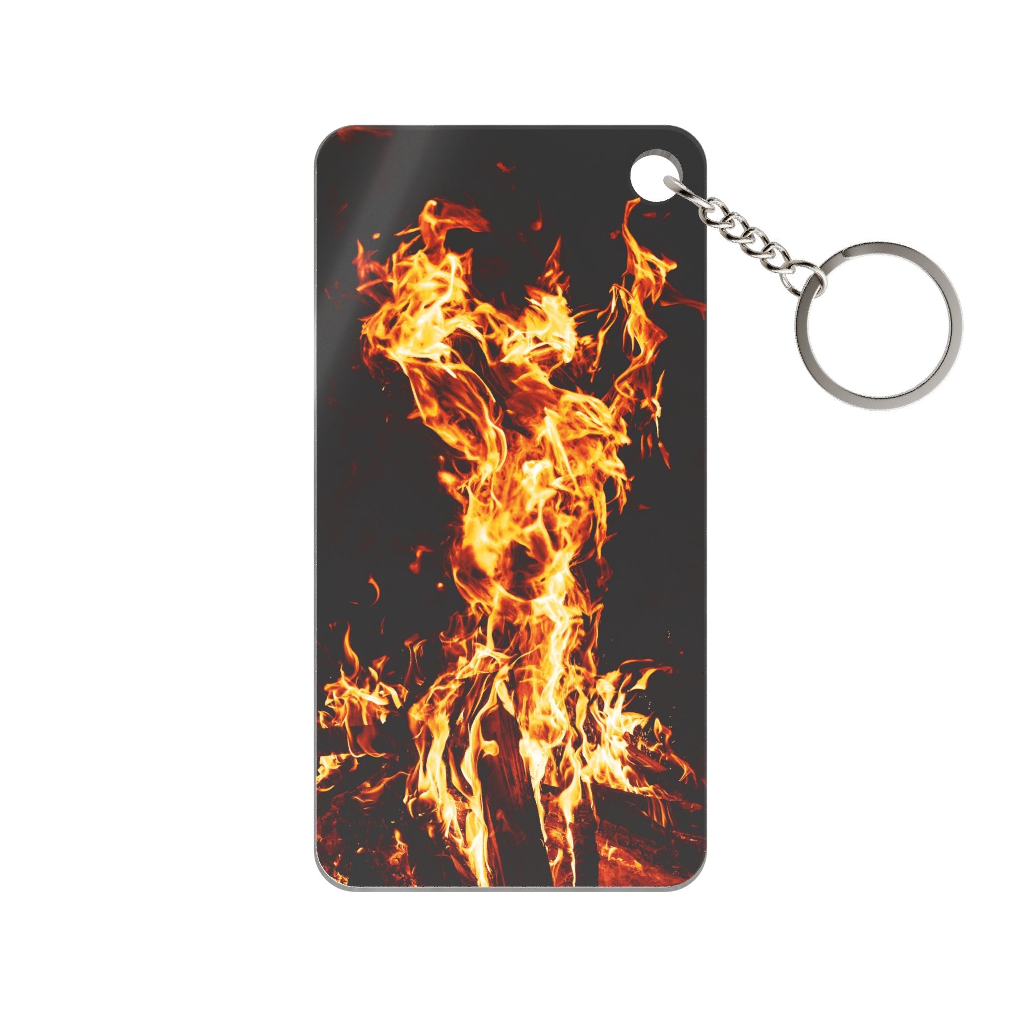 Phoenix Fire Keychain - Mythical Bird Acrylic Charm
