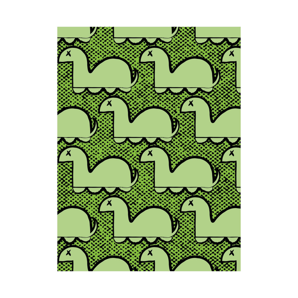 Dino Rampage Poster - Dinosaur City Attack Art Print