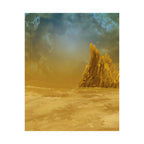 Desert Graveyard Poster - Dark Landscape Art Print