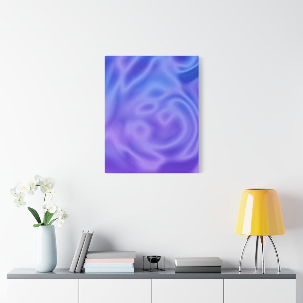 Liquid Metal Mist Pink Canvas Wall Art - Modern Textured Abstract Decor