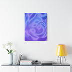 Liquid Metal Mist Pink Canvas Wall Art - Modern Textured Abstract Decor