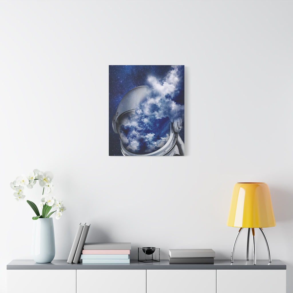 Psychedelic Astronaut Canvas Wall Art - Dreamy Space Decor