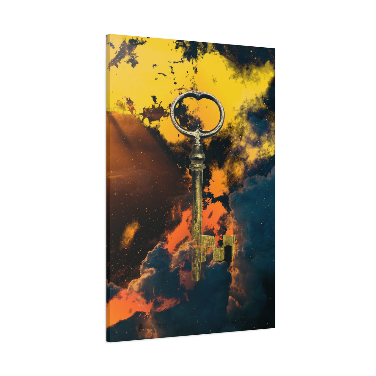 Key To The Kingdom Canvas Wall Art - Fantasy Mysterious Decor