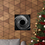 Black Hole Poster Print - Cosmic Deep Space Art