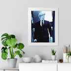 Statue Man Framed Vertical Poster | Premium Matte Art for Home or Office | Perfect Gift for Art Lovers | Modern Design