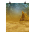 Desert Graveyard Poster - Dark Landscape Art Print