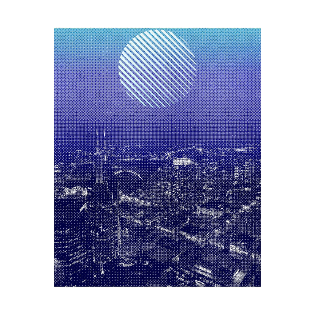 Nashville Skyline Poster - Aerial Sunset Cityscape Art Print