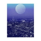 Nashville Skyline Poster - Aerial Sunset Cityscape Art Print