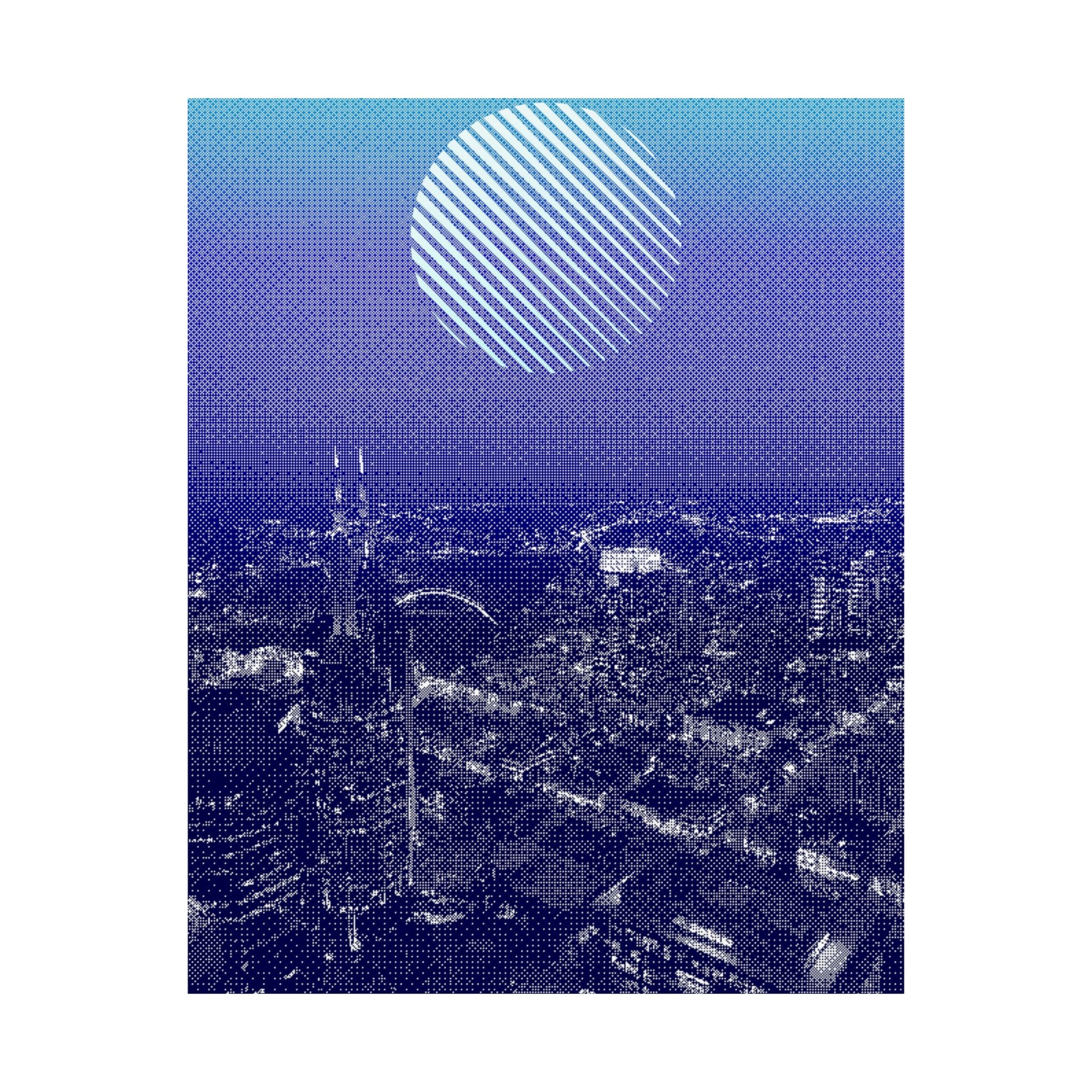 Nashville Skyline Poster - Aerial Sunset Cityscape Art Print
