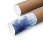 Blue Sky Dragon Poster - Celestial Cloud Dragon Art Print